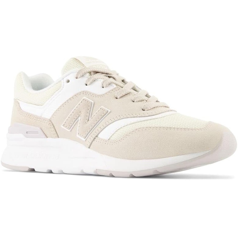 Bnwt New Balance Beige & White Casual Sneaker women’s sz 6.5